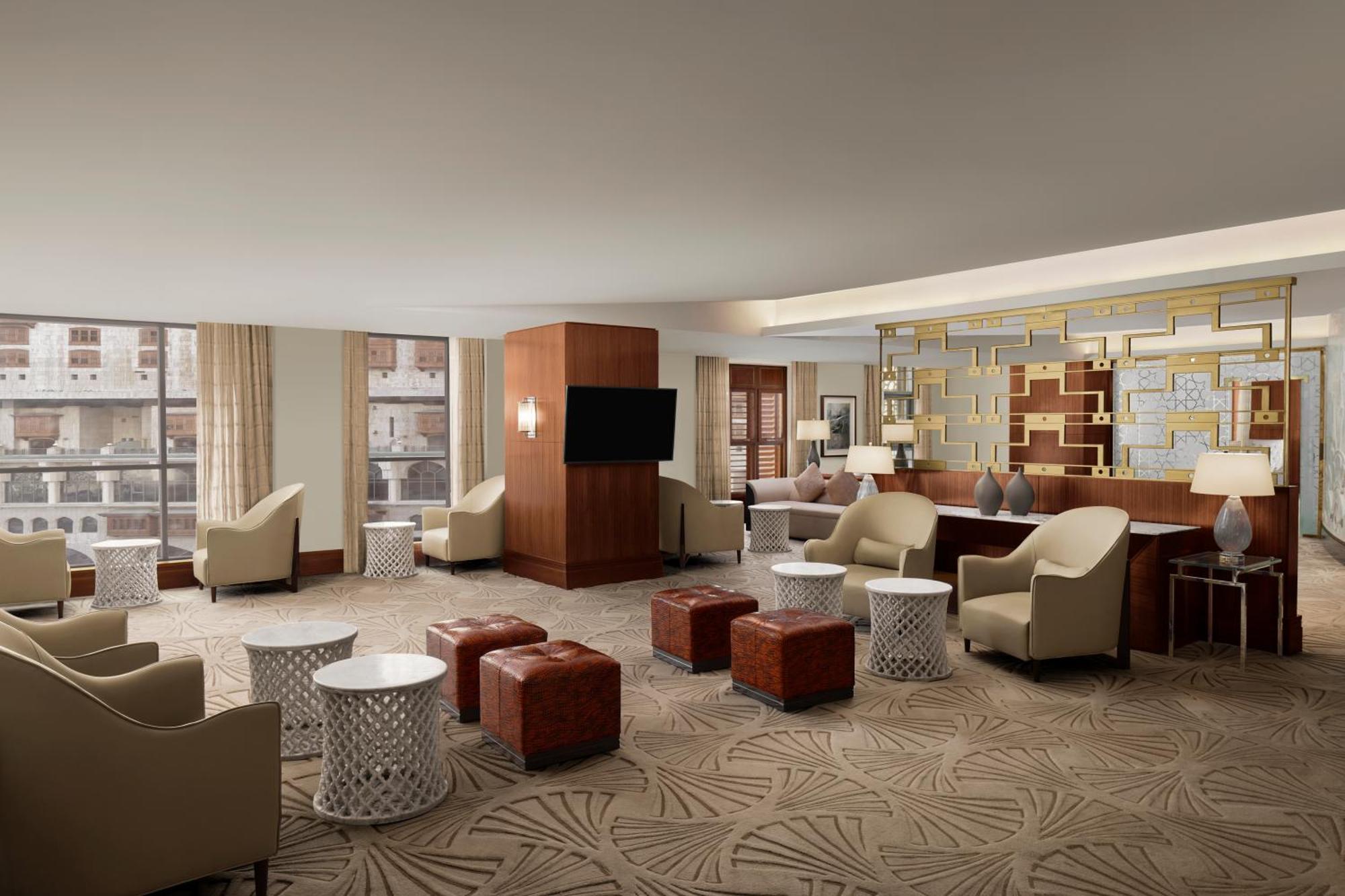 Conrad Jabal Omar Makkah Hotel Mecca Exterior foto The Club lounge at San Francisco International Airport